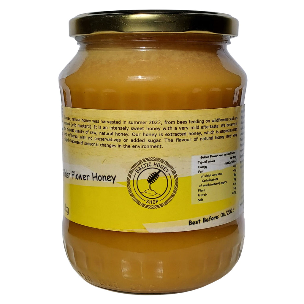 Raw Golden Flower Honey (1 kg)